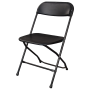 Folding Chair - Black Resin